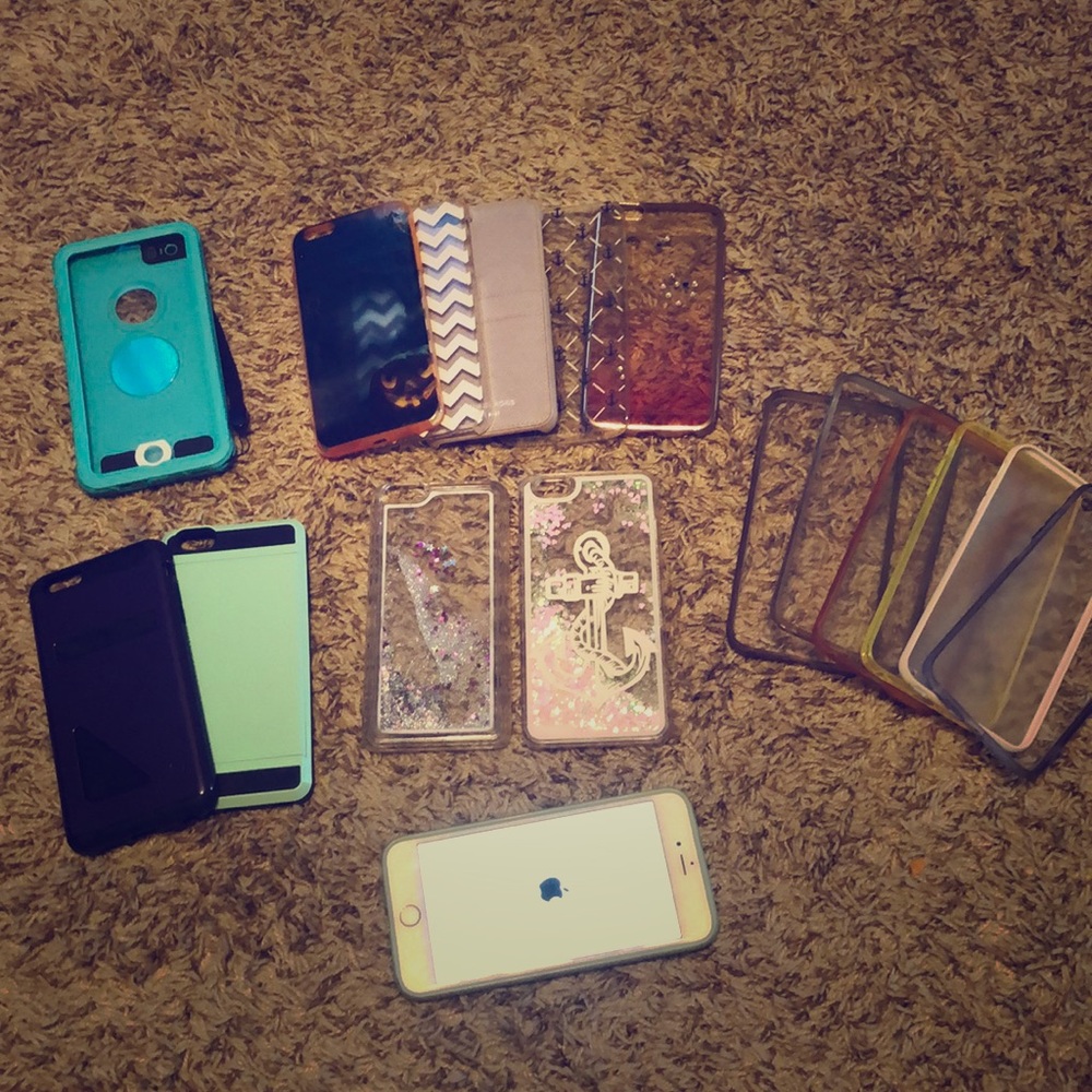 Iphone 6 Plus With Cases ***Unlocked*** - image 1